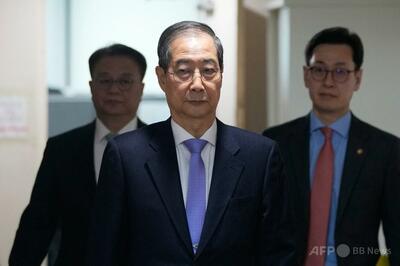 韓国憲法裁、韓首相の弾劾棄却 大統領代行に復帰