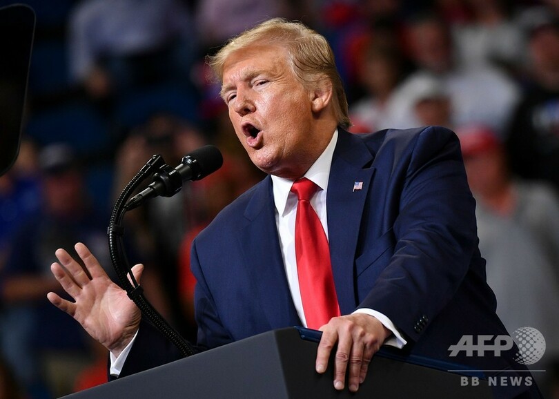 トランプ氏、2020年大統領選への立候補を正式表明 2万人が「USA、USA!」