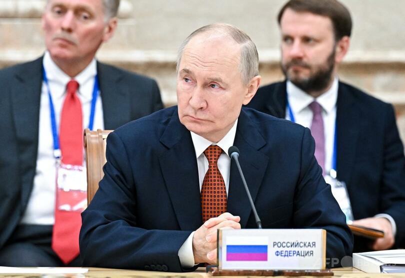プーチン氏、ロシアとウクライナの和平提案は「完全に相入れない」