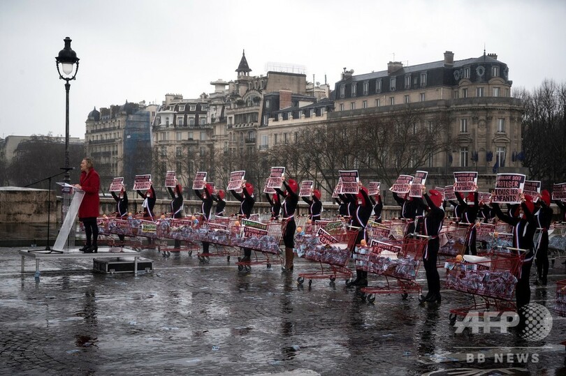 国際女性デー、世界各地で集会 新型コロナへの懸念の中
