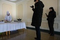 北朝鮮の首都平壌で開催された料理コンテスト会場の様子（2019年2月13日撮影）。(c) Ed JONES / AFP
