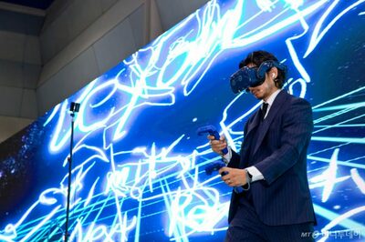 韓国最大級の仮想融合産業展KMF開幕、五感刺激するXR技術が集結
