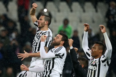 ユベントスが快勝、インテルはリーグ優勝が絶望的に