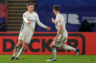 レスター、敵地でパレスと引き分けも暫定2位浮上