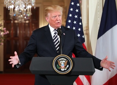 トランプ氏、シリア早期撤収を軌道修正か 「永続的な足跡残す」