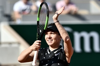 連覇狙うハレプ「ほぼ完璧」、45分完勝で準々決勝へ 全仏OP