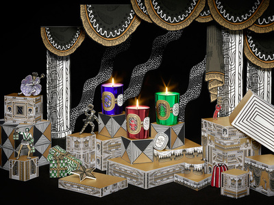 「ディプティック」注目アーティストとコラボ、新作フレグランスキャンドル