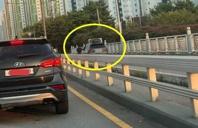 「またか」渋滞回避で歩道を爆走…韓国“常習SUV”に非難殺到