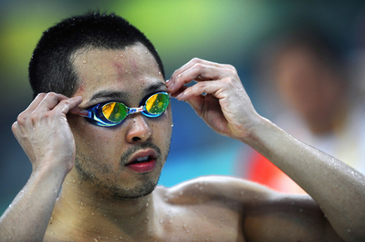 北島 選手村で会見し意気込みを語る