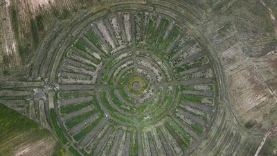 字幕:ペルー先住民の農業技術「ワルワル」 気候変動対応で復活
