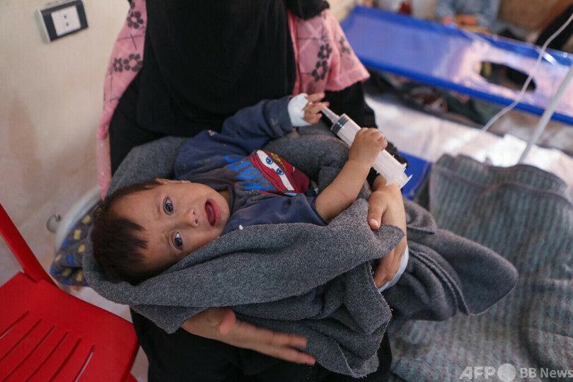 シリアのコレラ禍深刻化、政府とトルコに責任 HRW