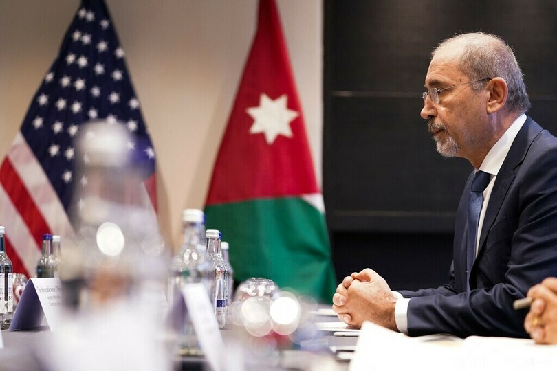 イスラエルの「民族浄化」阻止を ヨルダン外相、米国務長官に要請