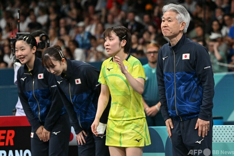 日本 男女ともに快勝で準々決勝へ パリ五輪卓球団体