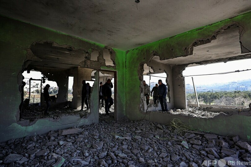 イスラエル軍、パレスチナ人容疑者の自宅を破壊 ヨルダン川西岸