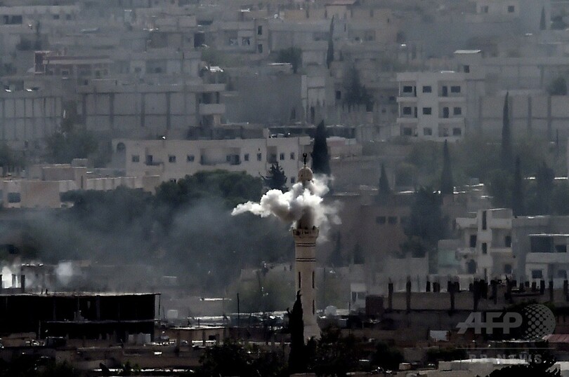 イスラム国、コバニ中心部へ進攻 町の半分を制圧