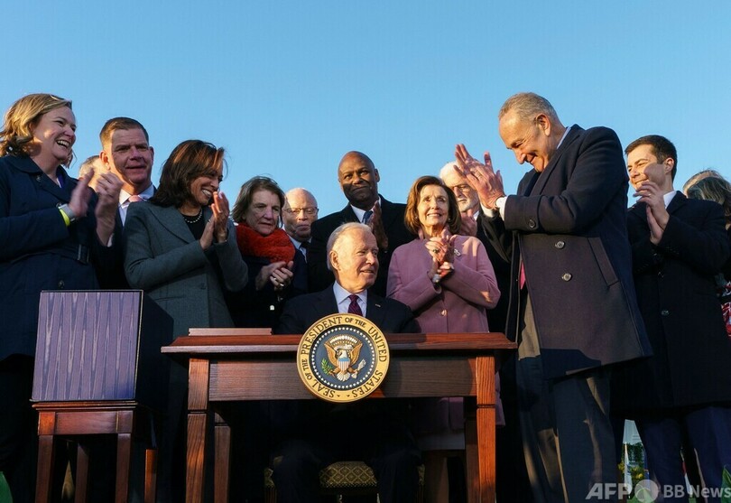 米インフラ投資法成立 1.2兆ドル規模