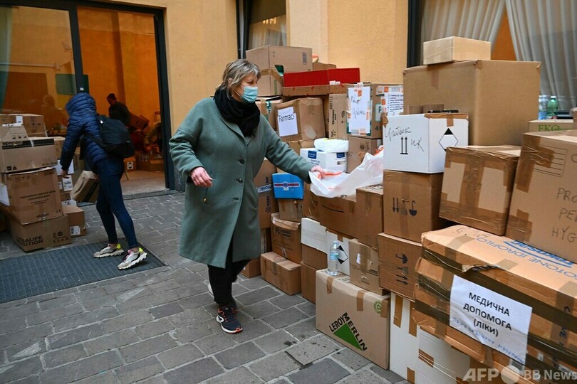 ファッションショーから支援活動へ 伊ミラノのウクライナ人モデル