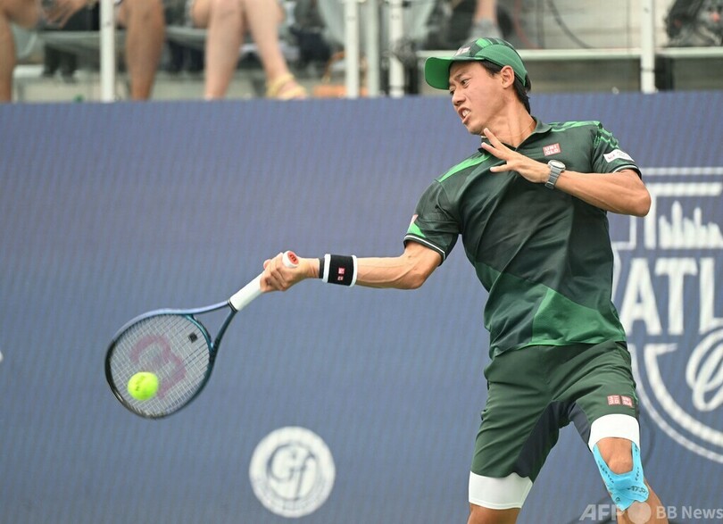 錦織圭、ツアー復帰戦は8強敗退 世界9位フリッツにストレート負け