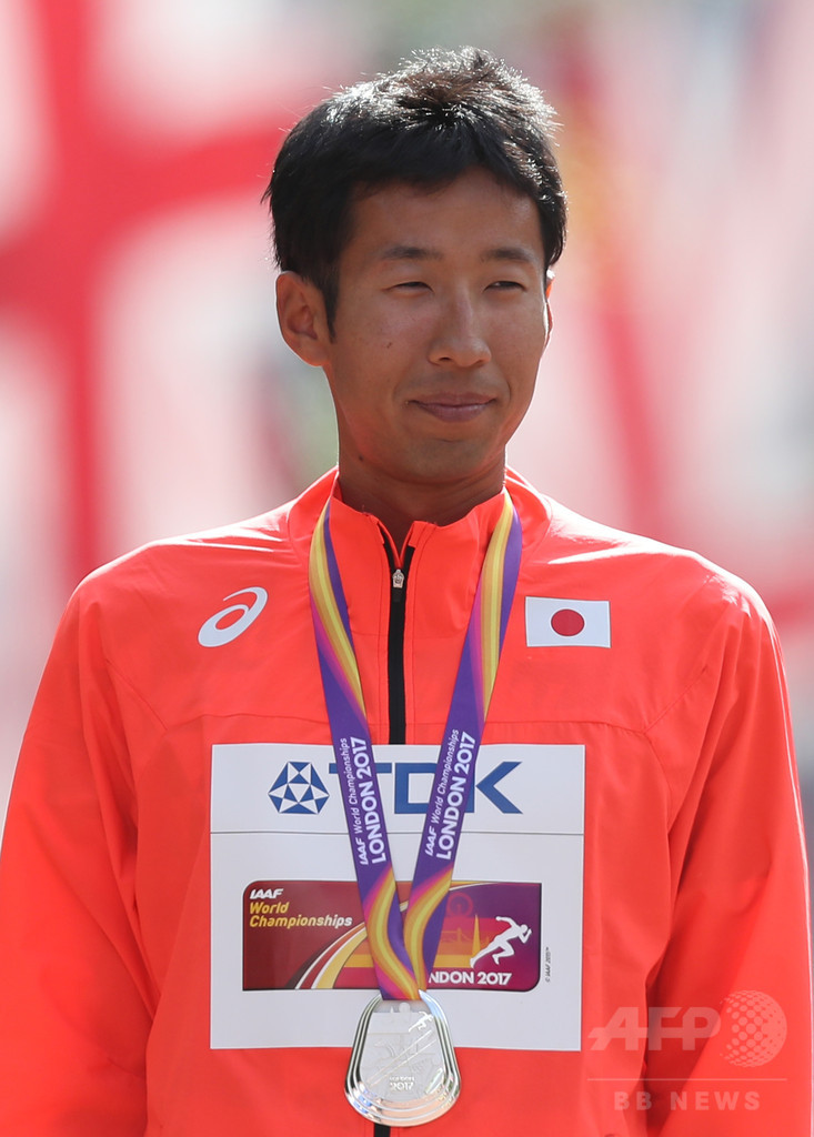 荒井が銀、世陸の50キロ競歩でアジア最高位 小林が銅 丸尾も5位入賞