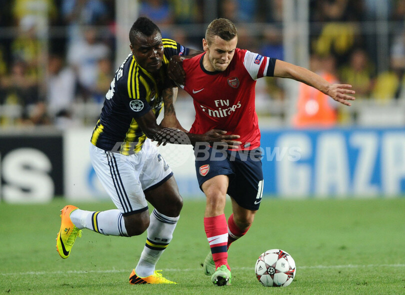 アーセナルが敵地で快勝、欧州CLプレーオフ