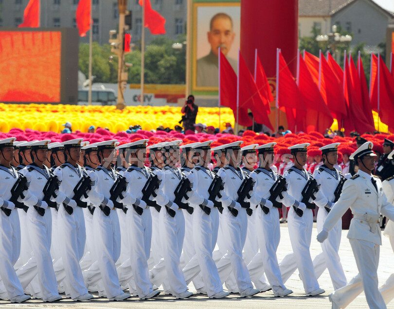 中国、建国60周年 北京で祝賀式典