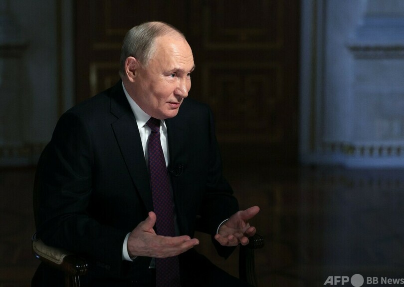 プーチン氏、ロシアの核戦力は米国より上 テレビインタビュー