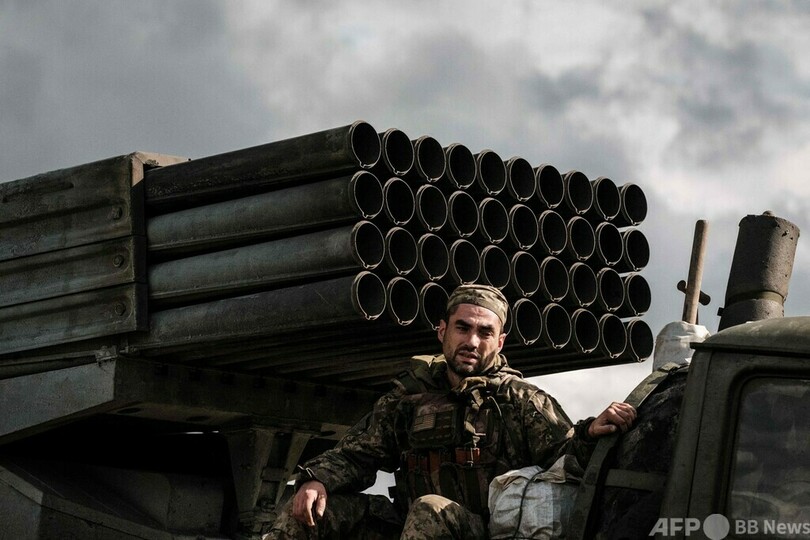 武器は旧ソ連製ロケット砲 ウクライナ前線