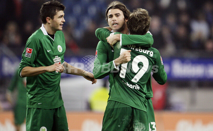 ボルフスブルク アウェーでハンブルガー下し4位浮上