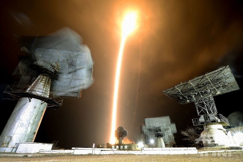 ロシアの宇宙船ソユーズ、打ち上げ成功 ISSへ