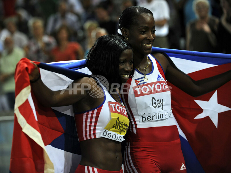 サビネが女子三段跳びを連覇、世界陸上ベルリン大会