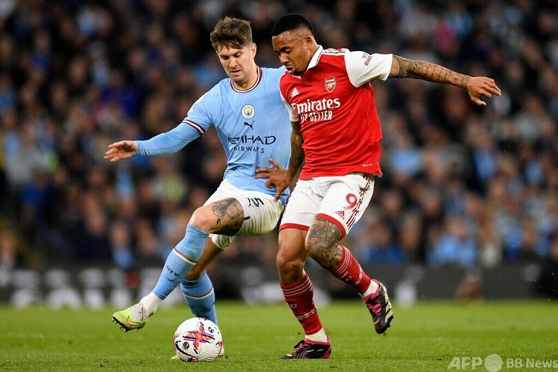 マンC、アーセナルとの天王山に大勝 優勝争い優位に