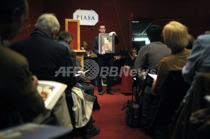 パリの浮世絵競売、写楽に史上最高落札額5360万円