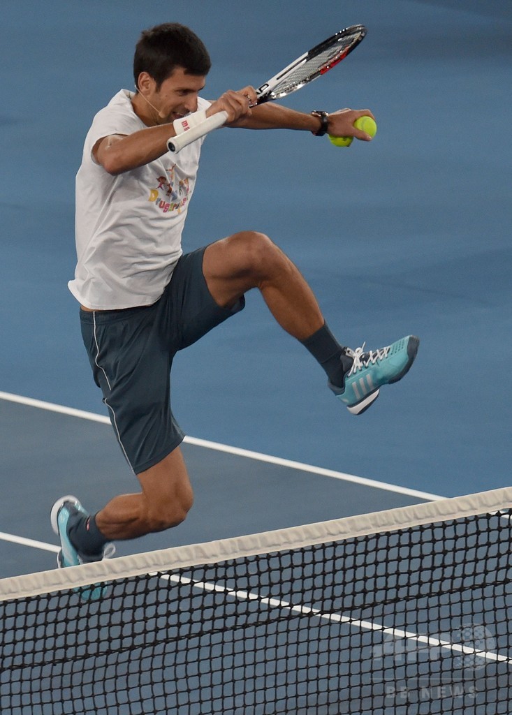 ジョコビッチ、フェデラーらが子ども向けイベントに登場 全豪オープン