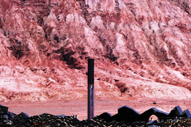 中国で最も暑い場所「火焔山」