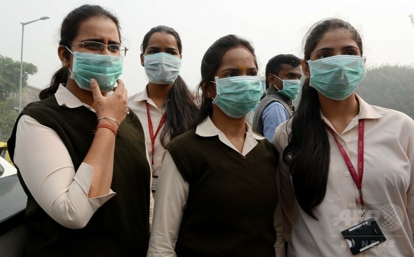 印ニューデリー、大気汚染深刻化で車両規制