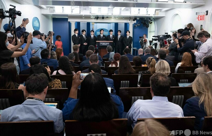 BTS、米大統領と面会 アジア系ヘイト撲滅訴え
