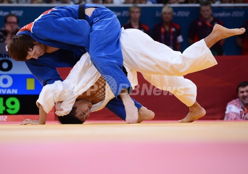 金宰範が金メダル、中井は5位 柔道男子81キロ級
