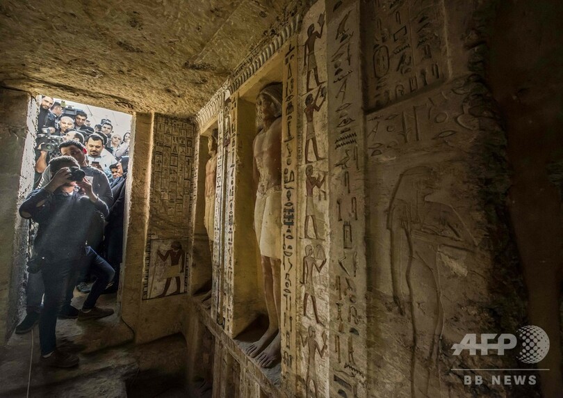 4400年以上前の聖職者の墓発見、エジプト古代都市サッカラの遺跡