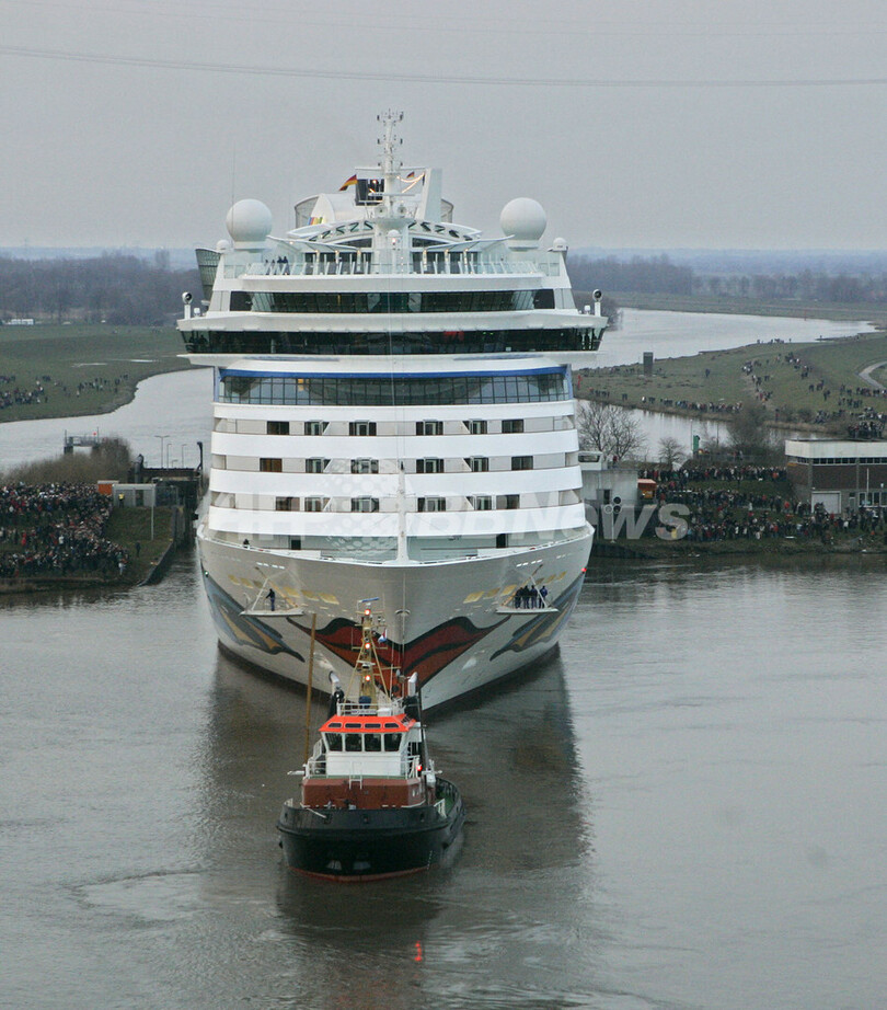 豪華客船アイーダベラ、就航間近、4月24日に初航海へ