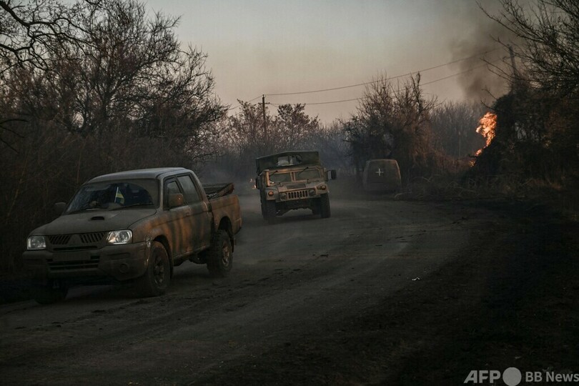 ウクライナ激戦地でロシア側が白リン弾使用か AFP取材班が目撃