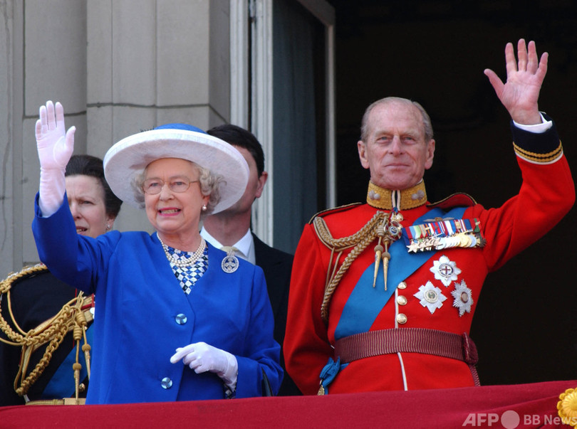 英フィリップ殿下死去、99歳 エリザベス女王の夫