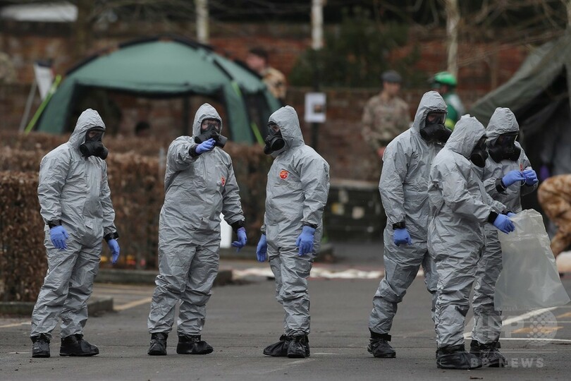 ロシア元スパイ殺人未遂、飲食店に神経剤痕跡 服など洗浄呼び掛け