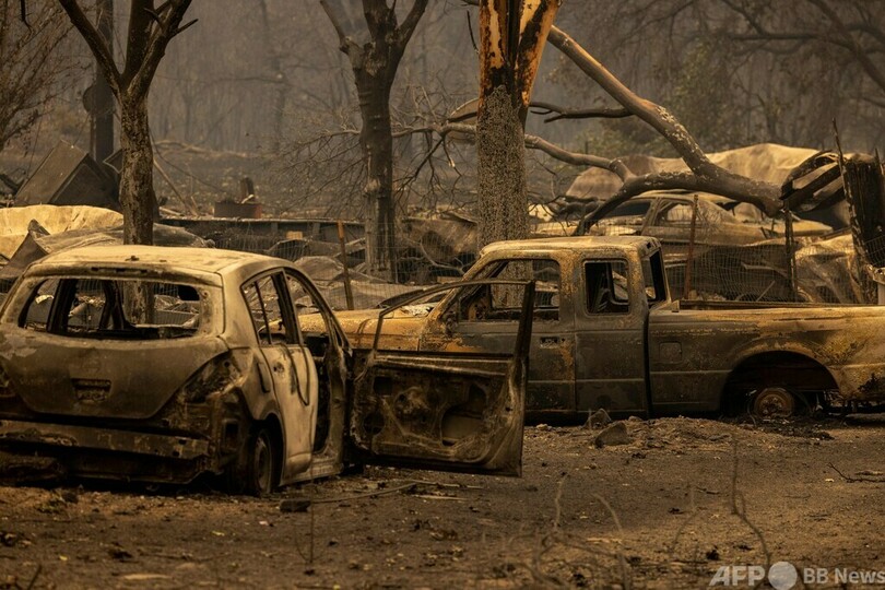 米加州に今年最大の山火事 2人死亡、2000人超避難