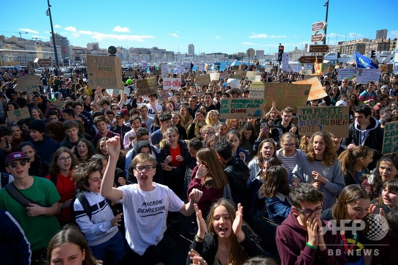 温暖化対策を！若者たちが世界一斉デモ 推計100万人超 国連事務総長も支持