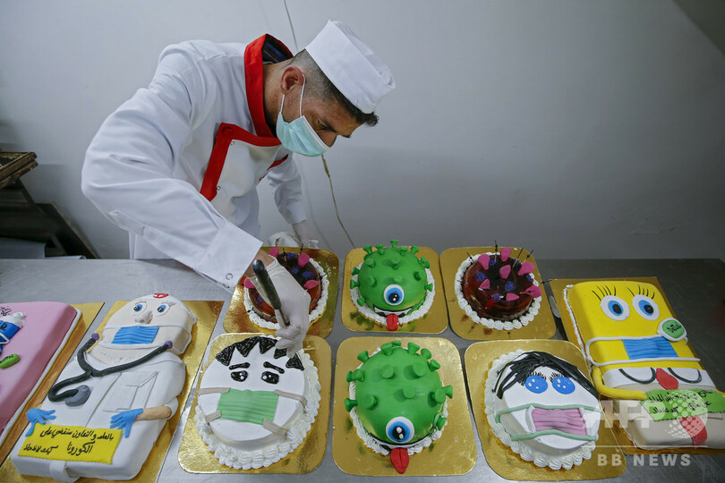 【今日の1枚】食べて打ち勝つ!? 新型コロナの新作ケーキ