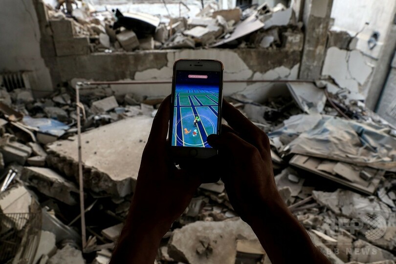シリアの窮状を知ってほしい、内戦の地でポケモンGO