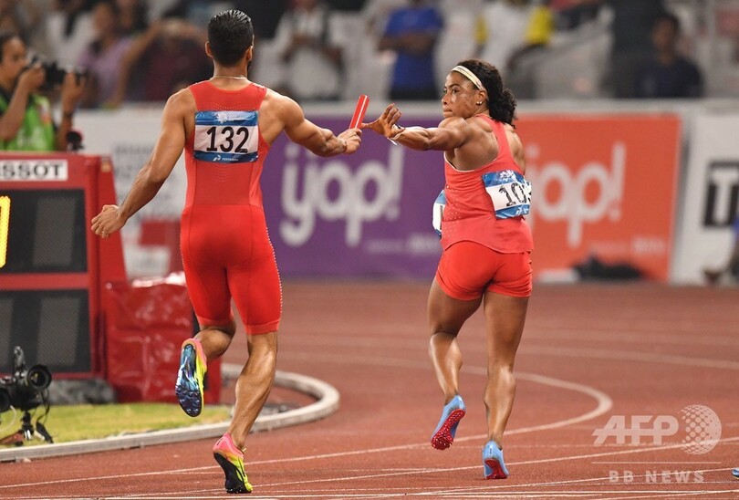 東京五輪で採用の混合リレー、混乱生じるも選手は好感触 アジア大会