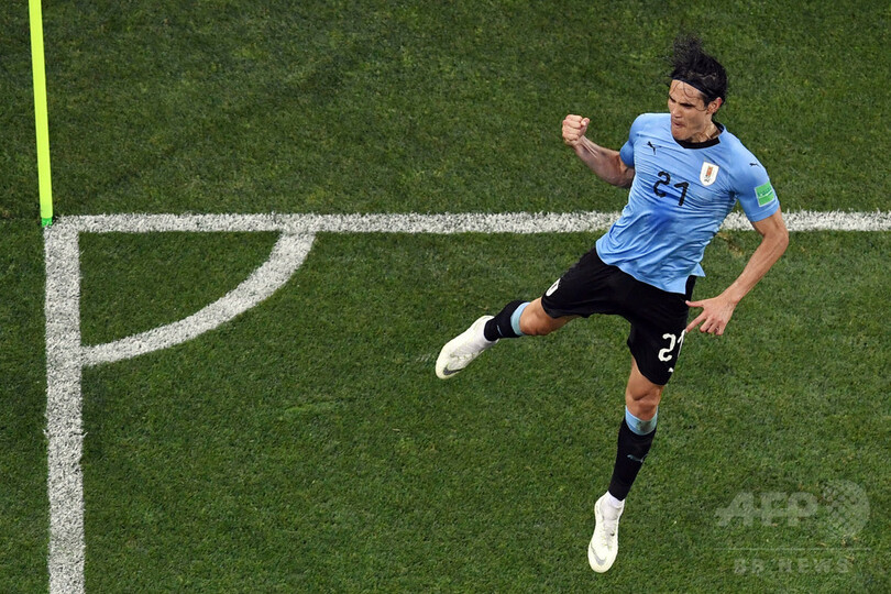 カヴァーニの2得点でウルグアイがポルトガル下す、ロナウドW杯制覇ならず