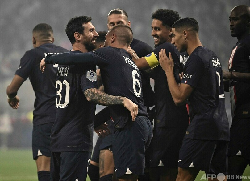 メッシが決勝点 Psgがリヨン下しリーグ首位キープ 写真6枚 国際ニュース Afpbb News