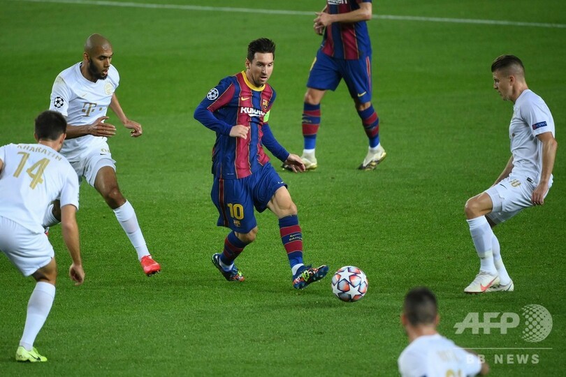 バルサが5発大勝 欧州CL白星スタート